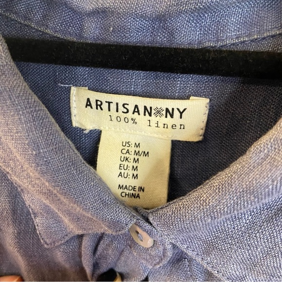 Artisan NY flare crop blouse - Picture 2 of 6